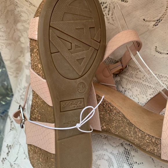 Anne Comfort platform sandals shoes 5 1/2 - Picture 4 of 5